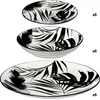 Image de Secret de gourmet Servies set Palm Leaf - 18-delig - zwart - dinerservies - tafelservies - 6 personen