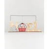 Image de JJA - Lichtgevende kerstdecoratie 22 x 44 cm van hout
