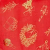 Image de Feeric christmas tafelkleed Kerst - rood/goud -polyester -360 x 140 cm