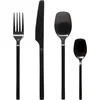 Image de Secret de Gourmet Bestekset - Modern Wood - 24-delig - RVS - zwart - bestek