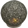Image de Atmosphera - Tafellamp -   18,5 cm - Donkergroen - Cement Voet