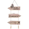 Image de Feeric Lights & Christmas - Houten decoratiebord - Cadeauhuis - 50 cm