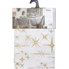 Image de Atmosphera - Tafelkleed kerst thema - 140 x 240 cm wit gouden sterren