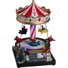Image de Feeric Lights & Christmas - Kerstdorp draaiende zweefmolen - licht- muziek - 19 cm