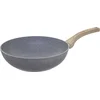 Image de 5Five Wokpan/hapjespan - aluminium - Alle kookplaten/warmtebronnen geschikt - grijs - dia 28 cm