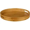 Image de Secret de Gourmet Dienblad - serveerblad - bamboe bruin - met handvaten - D40 cm