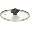 Image de 5Five universele pannendeksel voor pannen van 16 cm - glas - stoomgaatje - D17 x H6 cm