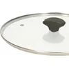Image de 5Five universele pannendeksel voor pannen van 20 cm - glas - stoomgaatje - D21 x H6 cm