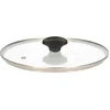 Image de 5Five Pannendeksel - universeel - voor pannen van 24 cm - glas - stoomgaatje - D25 x H7 cm