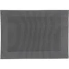 Image de Secret de Gourmet diner placemat Texaline - zwart - 50 x 35 cm - Onderleggers