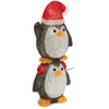 Image de Feeric Lights Kerstverlichting figuur - pinguins - 49 cm - solar - 50 led lampjes - knipperfunctie - decoratie kerstfiguren
