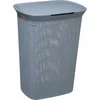 Image de Kunststof wasmand met deksel 57 liter Five® - Blauw - Kunststof