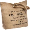 Image de Atmosphera Deurstopper gewicht Lofty - 1 kilo - jute beige - polyester en zand - 26 x 19 cm - buiten/binnen deuren