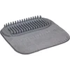 Image de 5Five Afwas afdruipmat/afdruiprek set keuken - anti-slip - rubber - grijs - 42 x 43 cm - 2-delig