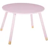 Image de Sphera Kindertafel Rond - roze - 60x60x43 cm