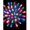 Image de Feeric lights Kerstverlichting - gekleurd - 10 meter - 100 led lampjes - transparant snoer