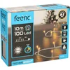 Image de Feeric lights Kerstverlichting - warm wit - 10 meter - 100 led lampjes - transparant snoer