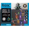 Image de Feeric lights Kerstverlichting - gekleurd - 20 meter - 200 led lampjes - transparant snoer