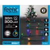 Image de Feeric lights Kerstverlichting - gekleurd - 30 meter - 300 led lampjes - transparant snoer