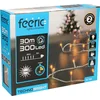 Image de Feeric lights Kerstverlichting - warm wit - 30 meter - 300 led lampjes - transparant snoer