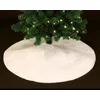 Image de Feeric Christmas Kerstboomrok - wit - 100 cm - vilt - rond - glinsterend sneeuwvlokkentapijt