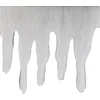 Image de Feeric Christmas Ijspegelrand - wit - 200 x 35 - polyester - sneeuwrand - sneeuwversiering