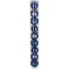 Image de Kerstballenset 9 stuks- 6 cm - Blauw - hoge volumekorting