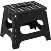 Image de 5Five Opvouwbaar trapje / opstapje - Kunststof - H27 CM - Zwart