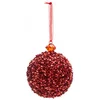 Image de Kerstballenset Glitter - 16 stuks - 8cm - 8 Rood en 8 Zilver