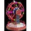 Image de Feeric Lights & Christmas Kerstdorp kerst tafereel - reuzenrad met muziek - met led verlichting - 27 cm