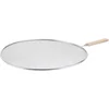 Image de Secret de gourmet Universele RVS spatdeksel/afgietdeksel voor pannen - Dia 33 cm - Koekenpan deksels tegen het spatten