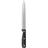 Image de Secret de Gourmet Essential - groente en vlees snijmes - 1x stuks - RVS - zwart - 33 cm - keuken messen