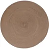 Image de Secret de Gourmet ronde placemat - taupe - gevlochten kunststof - D38 cm - Onderleggers