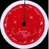 Image de Kerstboom rok - Kerstboomrok/kerstboom kleed rood 90 cm - Kerstboom rok/rokken - Joyeux noel