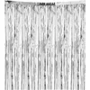 Image de Feeric Christmas engelenhaar/lametta slierten -zilver - 50 cm -folie -kerstboomversiering