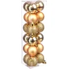 Image de Atmosphera Kerstballen - goudkleurig - 18ST - glans en mat - 3 cm - kunststof