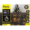 Image de Feeric lights Kerstverlichting - warm wit - 7 m- 96 led lampjes - zwart snoer - batterij