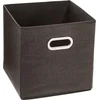 Image de 5Five Opbergmand/kastmand bruin - linnen - 29 liter - 31 x 31 x 31 cm - Opbergbox - Vakkenkast manden