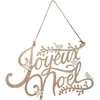 Image de Feeric Lights & Christmas Kerst Hangdecoratie - Joyeux Noël - Hout - 41 cm