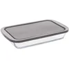 Image de 5Five Ovenschaal met deksel - borosilicaat glas - rechthoek - 1.6 Liter - 29 x 18 x 5 cm