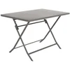 Image de Rechthoekige opvouwbare tuintafel voor 4 personen van staal, GREENSBORO