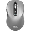 Image de Port Connect 910201 - Muis - Draadloos - Ambidextrous - 3200 DPI - Bluetooth - 6 knoppen - grijs