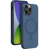 Image de Bigben Connected, Hoesje geschikt voor iPhone 14 Pro - Siliconen MagSafe Compatibel, Blauw