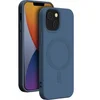 Image de Bigben Connected, Hoesje geschikt voor iPhone 14 Plus - Siliconen MagSafe Compatibel, Blauw