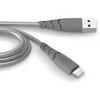 Image de Force Case, USB-A naar Lightning Oplaadkabel 2.4A - Ultra-Resistant - 1.2m, Grijs