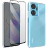 Image de Bigben Connected, Hoesje geschikt voor Honor X7a - Set met Flexible Glass, Transparant