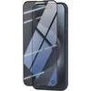 Image de Force Case, Screenprotector geschikt voor iPhone 15 Pro Max - Privacy Organic Glass 2.5D, Transparant zwart