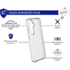 Image de Force Case, Hoesje geschikt voor Galaxy S24 Plus - PULSE Versterkt met 3D Inserts & Anti-Shock, Transparant