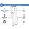 Image de Force Case, Hoesje geschikt voor Honor 200 Pro - AIR Versterkt Tryax System 3M, Transparant
