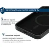 Image de Force Case, Hoesje geschikt voor Apple iPhone 16 Pro - Ultra-Versterkt Siliconen MagSafe Compatibel, Zwart